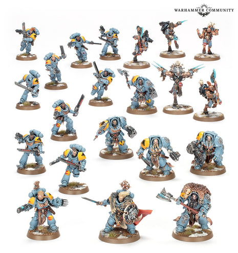 Dit is een afbeelding van het miniatuur combat patrol: space wolves voor het spel Warhammer, te koop bij Tabletop Miniature Wargames spellenwinkel Speldorado in delft
