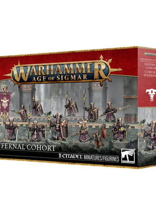 Dit is een afbeelding van het miniatuur Infernal Cohort - Helsmiths Of Hashut voor het spel Warhammer, te koop bij Tabletop Miniature Wargames spellenwinkel Speldorado in delft
