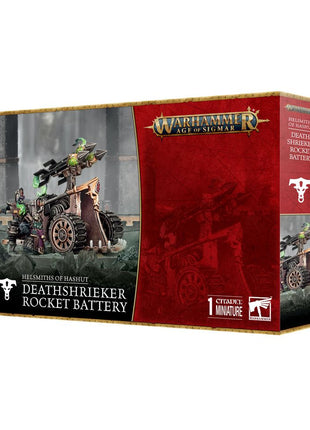 Dit is een afbeelding van het miniatuur Deathshrieker Rocket Battery - Helsmiths Of Hashut voor het spel Warhammer, te koop bij Tabletop Miniature Wargames spellenwinkel Speldorado in delft