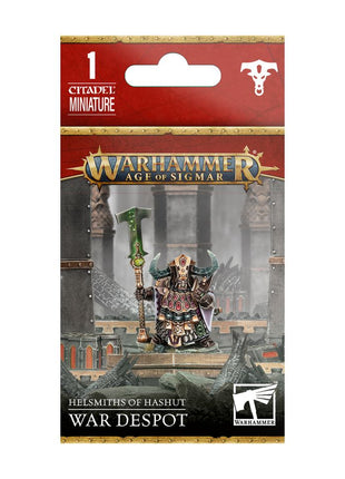 Dit is een afbeelding van het miniatuur War Despot - Helsmiths Of Hashut voor het spel Warhammer, te koop bij Tabletop Miniature Wargames spellenwinkel Speldorado in delft