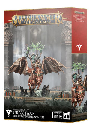 Dit is een afbeelding van het miniatuur Urak Taar The First Daemonsmith - Helsmiths Of Hashut voor het spel Warhammer, te koop bij Tabletop Miniature Wargames spellenwinkel Speldorado in delft