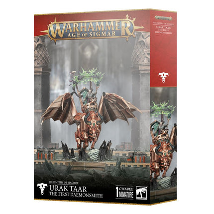 Dit is een afbeelding van het miniatuur Urak Taar The First Daemonsmith - Helsmiths Of Hashut voor het spel Warhammer, te koop bij Tabletop Miniature Wargames spellenwinkel Speldorado in delft