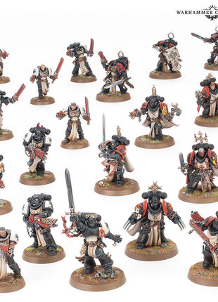 Dit is een afbeelding van het miniatuur combat patrol: black templars voor het spel Warhammer, te koop bij Tabletop Miniature Wargames spellenwinkel Speldorado in delft