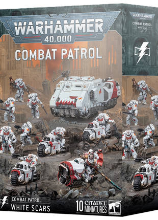 Dit is een afbeelding van het miniatuur Combat Patrol: White Scars voor het spel Warhammer, te koop bij Tabletop Miniature Wargames spellenwinkel Speldorado in delft