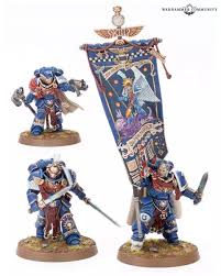 Dit is een afbeelding van het miniatuur Victrix Honour Guard - Ultramarines voor het spel Warhammer, te koop bij Tabletop Miniature Wargames spellenwinkel Speldorado in delft