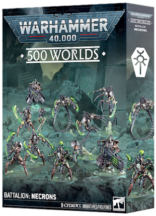 Warhammer 40.000 500 Worlds Battalion: Necrons – 40K miniaturen set 