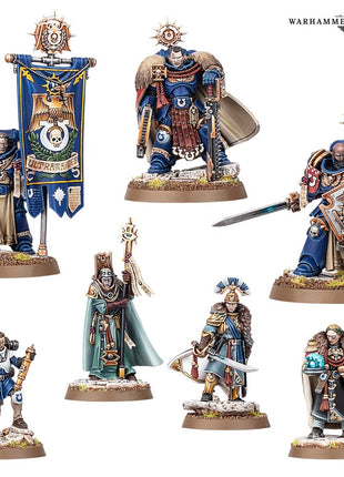Warhammer 40.000 Captain Titus & The Wardens Of Ultramar – 40K miniaturen set 