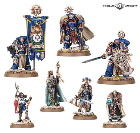 Warhammer 40.000 Captain Titus & The Wardens Of Ultramar – 40K miniaturen set 