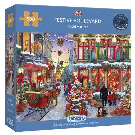 Dit is een foto van het spel Festive Boulevard te koop bij Speldorado Spellenwinkel Delft