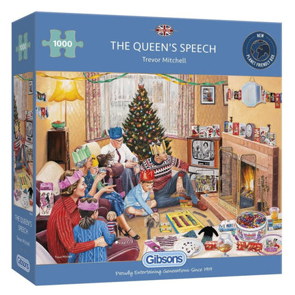 The Queen's Speech Puzzel (1000 stukjes)