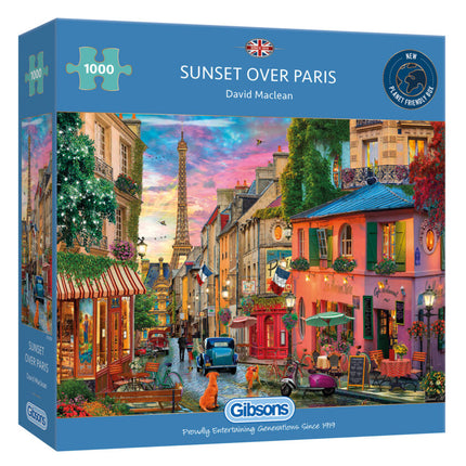 Sunset over Paris (1000)