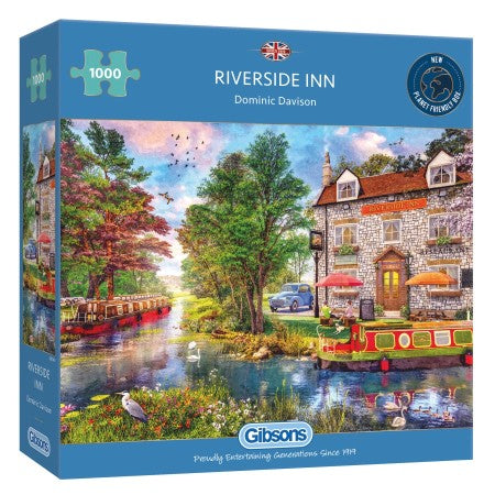 Dit is een foto van het spel Riverside Inn te koop bij Speldorado Spellenwinkel Delft