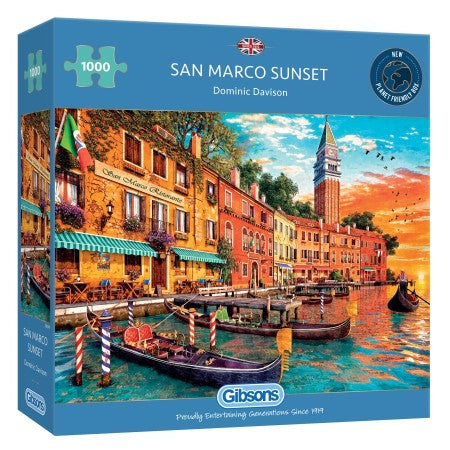 Dit is een foto van het spel San Marco Sunset te koop bij Speldorado Spellenwinkel Delft