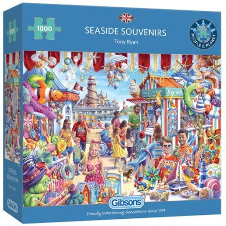 Dit is een foto van het spel Seaside Souvenirs te koop bij Speldorado Spellenwinkel Delft
