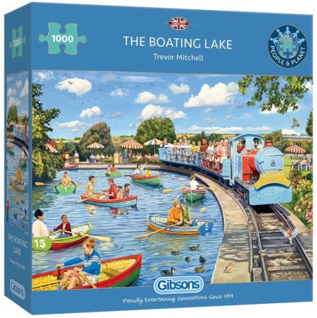 Dit is een foto van het spel The Boating Lake te koop bij Speldorado Spellenwinkel Delft