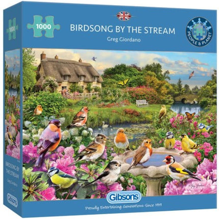 Dit is een foto van het spel Birdsong by the Stream te koop bij Speldorado Spellenwinkel Delft