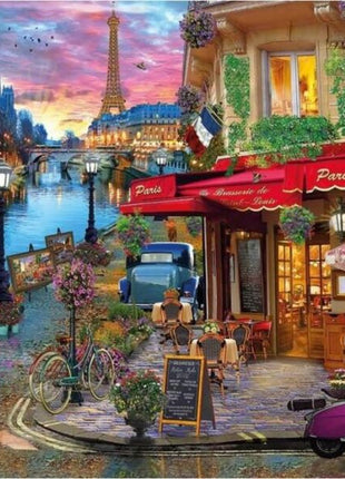 Sunset on the Seine (1000)
