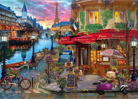Sunset on the Seine (1000)