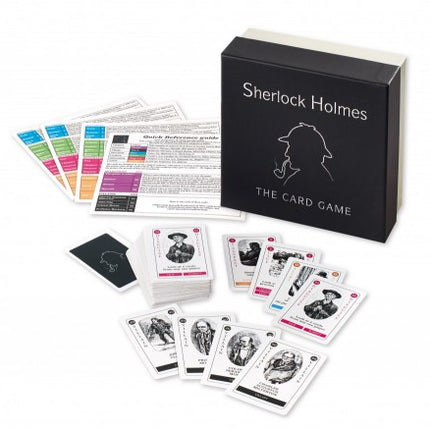 Dit is een foto van het spel Sherlock Holmes - The Card Game te koop bij Speldorado Spellenwinkel Delft