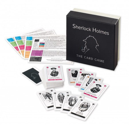 Dit is een foto van het spel Sherlock Holmes - The Card Game te koop bij Speldorado Spellenwinkel Delft