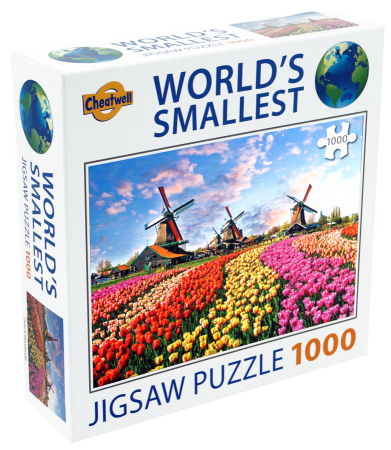 Dit is een foto van het spel World's Smallest - Dutch Windmills te koop bij Speldorado Spellenwinkel Delft