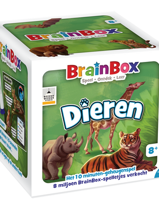 BrainBox Dieren – gezellig bordspel – 2 spelers