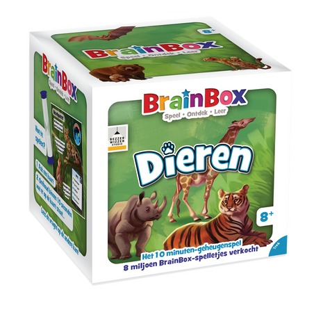 BrainBox Dieren – gezellig bordspel – 2 spelers