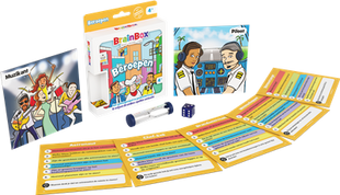 Dit is een foto van het spel Brainbox Pocket Beroepen te koop bij Speldorado Spellenwinkel Delft