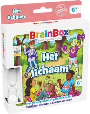 Dit is een foto van het spel Brainbox Pocket Het lichaam te koop bij Speldorado Spellenwinkel Delft
