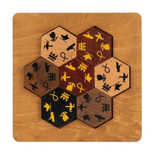 Dit is een foto van het spel Egyptian Hieroglyph Puzzle te koop bij Speldorado Spellenwinkel Delft