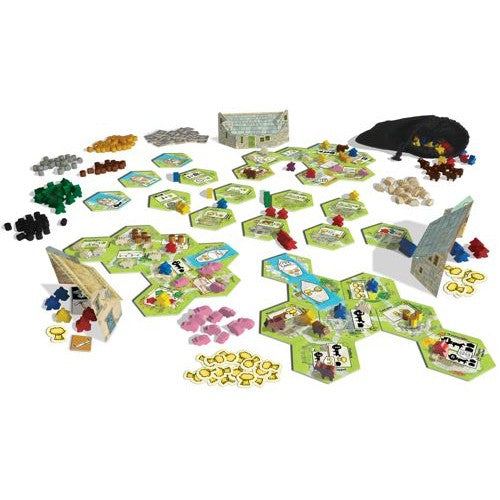 Dit is een foto van het spel Keyflower Uitbreiding The Farmers te koop bij Speldorado Spellenwinkel Delft