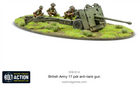 British Army 17 Pounder Anti Tank Gun voor Bolt Action - engelsen artillery schaal 1:58 miniatuur