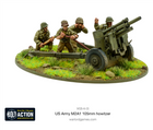 US Army M2A1 105mm Howitzer voor Bolt Action - amerikanen artillery schaal 1:58 miniatuur