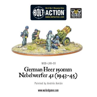Dit is een foto van het spel German Heer 150mm Nebelwerfer 41 (1943-45) te koop bij Speldorado Spellenwinkel Delft