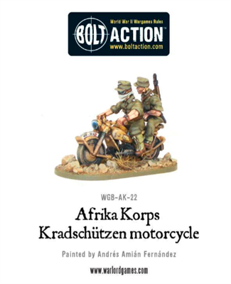 Afrika Korps Kradschutzen Motorcycle