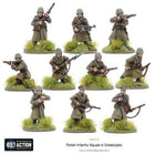Polish Infantry Squad in Greatcoats voor Bolt Action - polen infantry schaal 1:58 miniatuur