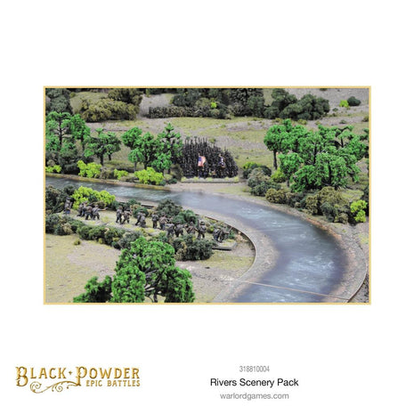 Rivers/Creeks/Brooks Scenery Pack voor Bolt Action - terrein scenery schaal 1:58 miniatuur
