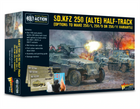 Sd.Kfz 250 (Alte) Half-Track (Options for 250/1, 250/9, 250/11) voor Bolt Action - duitsers vehicle schaal 1:58 miniatuur