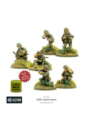 Dit is een foto van het spel US Marine Corps Weapons Teams te koop bij Speldorado Spellenwinkel Delft