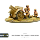 Dit is een foto van het spel Italian Bersaglieri 100/17 Modello 14 Medium Artillery te koop bij Speldorado Spellenwinkel Delft
