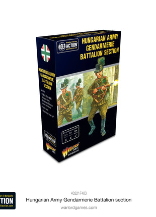 Hungarian Army Gendarmerie Battalion Section - EN voor Bolt Action - hongaren infantry schaal 1:58 miniatuur