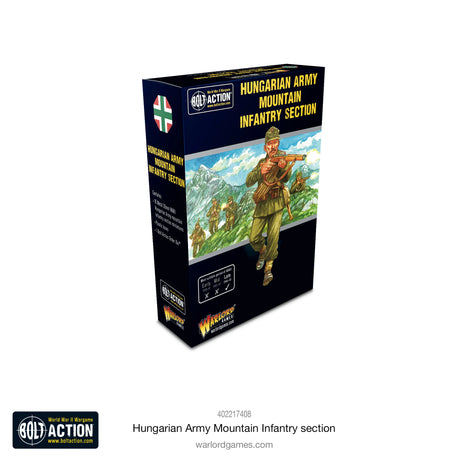 Hungarian Army Mountain Infantry Section - EN voor Bolt Action - hongaren infantry schaal 1:58 miniatuur