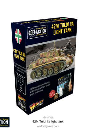 Hungarian 42M Toldi 2A Light Tank - EN voor Bolt Action - hongaren vehicle schaal 1:58 miniatuur