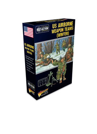 US Airborne (Winter) Weapons Teams - EN voor Bolt Action - amerikanen infantry schaal 1:58 miniatuur