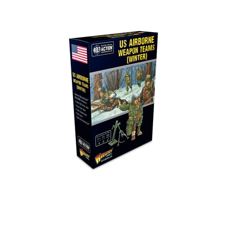US Airborne (Winter) Weapons Teams - EN voor Bolt Action - amerikanen infantry schaal 1:58 miniatuur