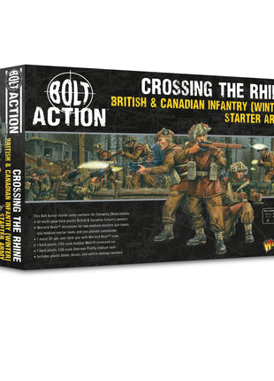 British & Canadian Infantry (Winter) Starter Army "Crossing The Rhine"