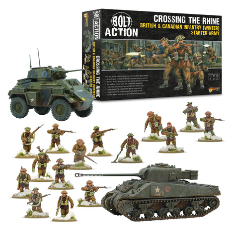 British & Canadian Infantry (Winter) Starter Army "Crossing The Rhine"