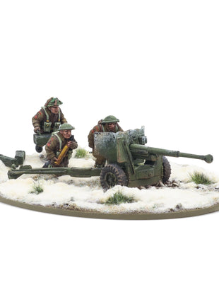 6 Pdr Anti-Tank Gun with British Infantry (Winter) Crew
