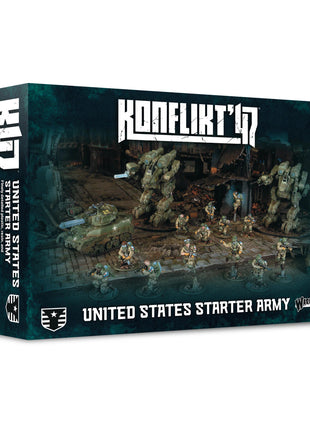 Konflikt '47 United States Starter Army - EN voor Bolt Action - terrein konflikt schaal 1:58 miniatuur