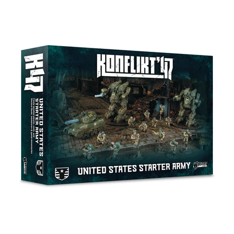 Konflikt '47 United States Starter Army - EN voor Bolt Action - terrein konflikt schaal 1:58 miniatuur